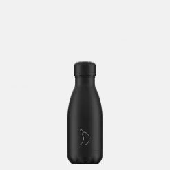 Φτηνός 🥰 Chilly's Matte All Black Ανοξείδωτο Μπουκάλι Θερμός 260ml ALL BLACK 🧨