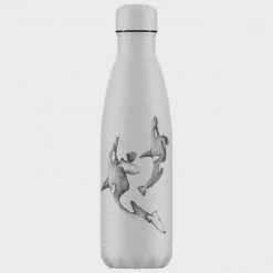 Φτηνός 🛒 Chilly's Sealife Orca Ανοξείδωτο Μπουκάλι Θερμός 500 Ml WHITE ⭐