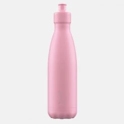 Νέος 🛒 Chilly's Sports Μπουκάλι Θερμός 500 Ml PASTEL PINK ⌛