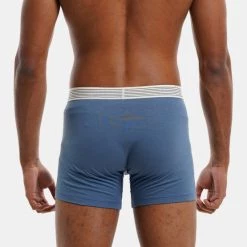 Flash Sale ✔️ Εσώρουχα Levi's Organic Label 2-Pack Ανδρικά Μποξεράκια Blue Combo 🧨 -chilly-s Εκπτώσεις levi s men organic co sprtswr label boxer brief 2p 2