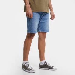 Εξοδος 🎉 Levi's Τζιν Σορτς/Βερμούδες Levis 501 Hemmed Short 9' Ανδρικό Σορτς MED INDIGO - FLAT FINISH 👏 -chilly-s Εκπτώσεις levis 501 hemmed short 9 mountain carv 2