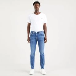 Ολοκαίνουργιο 🎁 Levi's 👖 Jeans Levis 512 Slim Taper Corfu Ανδρικά 👖 Jeans MED INDIGO - WORN IN 👍