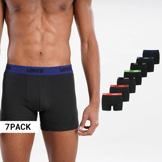 Εκπτωση 😉 Εσώρουχα Levi's 7-Pack Ανδρικά Μποξεράκια Black 🌟 3 Εκπτωση 😉 Εσώρουχα Levi's 7-Pack Ανδρικά Μποξεράκια Black 🌟
