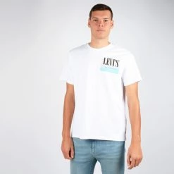 Ολοκαίνουργιο 🧨 T-Shirts | Μπλούζα κοντό μανίκι Levi's Graphic Setin Ανδρικό T-shirt NEUTRALS ⭐