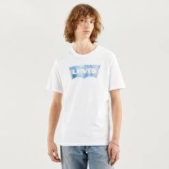 Αγορά ⭐ Levi's T-Shirts | Μπλούζα κοντό μανίκι Levis Housemark Graphic Ανδρικό T-shirt NEUTRALS 🎁