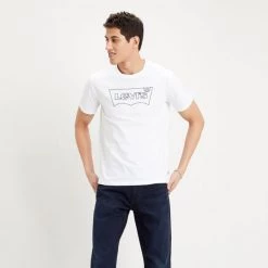Ολοκαίνουργιο ⭐ T-Shirts | Μπλούζα κοντό μανίκι Levi's Housemark Graphic Ανδρική Μπλούζα BLUES 🤩