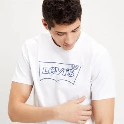 Ολοκαίνουργιο ⭐ T-Shirts | Μπλούζα κοντό μανίκι Levi's Housemark Graphic Ανδρική Μπλούζα BLUES 🤩 -chilly-s Εκπτώσεις levis housemark graphic tee ssnl hm 13