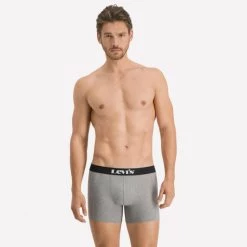 Προώθηση 🛒 Levi's Εσώρουχα Levis Men Logo Aop Boxer Brief 2-Pack Ανδρικά Μποξεράκια Black Combo 🛒 -chilly-s Εκπτώσεις levis men logo aop boxer brief 2p 2
