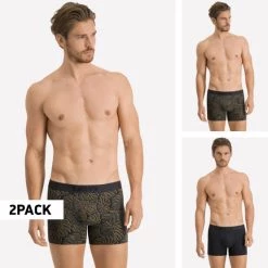 Αγορά ⌛ Levi's Εσώρουχα Levis Men Monstera Leaf Aop Boxer Brief 2-Pack Ανδρικά Μποξεράκια BLACK ⭐