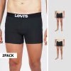 Flash Sale 😍 Εσώρουχα Levi's Men's Solid Basic 2-Pack Boxers Jet Black 🔔