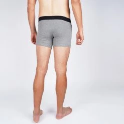 Καλύτερη πώληση 🧨 Εσώρουχα Levi's Men's Solid Basic 2-Pack Boxers Middle Grey Melange 😍 -chilly-s Εκπτώσεις levis men solid basic boxer 2p 17