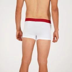 Κουπόνι 🎁 Εσώρουχα Levi's Solid Basic 2-Pack Ανδρικά Μποξεράκια White / White 🤩 -chilly-s Εκπτώσεις levis men solid basic trunk 2p 9