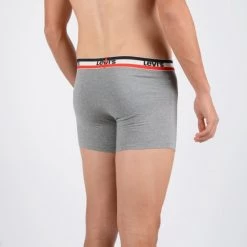 Το φθηνότερο ⭐ Εσώρουχα Levi's Sportswear Logo Men's 2-Pack Boxer Brief Black / Grey Melange 🎉 -chilly-s Εκπτώσεις levis men sprtswr logo boxer brief 2p 11