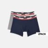 Εκπτωση ❤️ Εσώρουχα Levi's Men's Logo 2 Pack Boxers 👗 Dress Blues 🛒 -chilly-s Εκπτώσεις levis men sprtswr logo boxer brief 2p 14