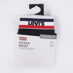 Η καλύτερη συμφωνία 😉 Εσώρουχα Levi's Logo 3-Pack Ανδρικά Μποξεράκια Black / Grey Melange ✨ -chilly-s Εκπτώσεις levis men sprtswr logo boxer brief 3p 11