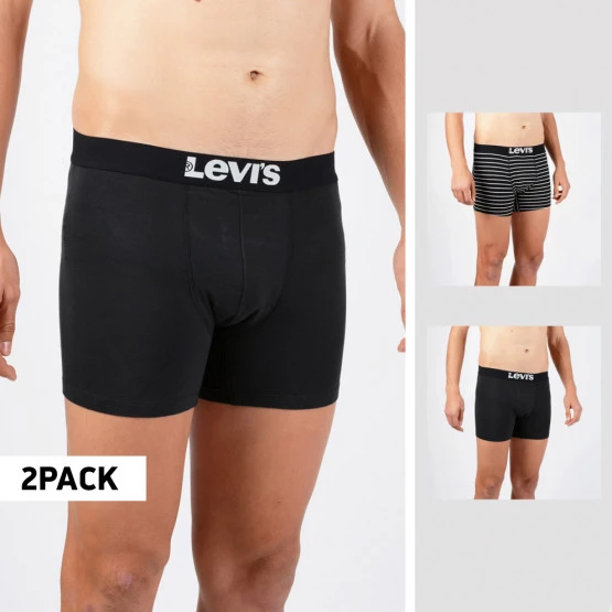 Flash Sale 😍 Εσώρουχα Levi's Men's 2-Pack Vintage Stripe Yd Boxer Brief Jet Black 🎉 3 Flash Sale 😍 Εσώρουχα Levi's Men's 2-Pack Vintage Stripe Yd Boxer Brief Jet Black 🎉