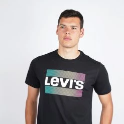 Ολοκαίνουργιο ✔️ T-Shirts | Μπλούζα κοντό μανίκι Levi's Sportswear Logo Graphic Ανδρικό T-shirt BLACKS 🥰 -chilly-s Εκπτώσεις levis sportswear logo graphic ssnl sw gradien 2