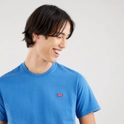 Καλύτερες κριτικές για ✔️ T-Shirts | Μπλούζα κοντό μανίκι Levi's Original Housemark Ανδρικό T-Shirt BLUES 🌟 -chilly-s Εκπτώσεις levis ss original hm tee star sapphi 2