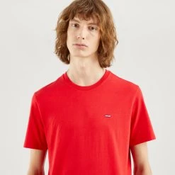 Η καλύτερη συμφωνία ✨ T-Shirts | Μπλούζα κοντό μανίκι Levi's The Original Housemark Ανδρική Μπλούζα REDS 🔥 -chilly-s Εκπτώσεις levis ss original hm tee true red 2