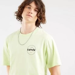 Εξοδος 🔔 T-Shirts | Μπλούζα κοντό μανίκι Levi's Relaxed Fit Ανδρικό T-Shirt GREENS ✔️ -chilly-s Εκπτώσεις levis ss relaxed fit tee corelogo mv shadow l 2