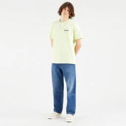 Εξοδος 🔔 T-Shirts | Μπλούζα κοντό μανίκι Levi's Relaxed Fit Ανδρικό T-Shirt GREENS ✔️ -chilly-s Εκπτώσεις levis ss relaxed fit tee corelogo mv shadow l 3