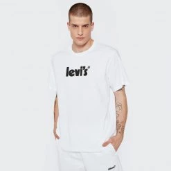Εκπτωση ✔️ Levi's T-Shirts | Μπλούζα κοντό μανίκι Levis Poster Logo Ανδρικό T-shirt NEUTRALS 😍