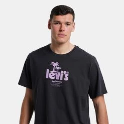 Αγορά 🔥 Levi's T-Shirts | Μπλούζα κοντό μανίκι Levis Relaxed Fit Poster 🌞 Summer Ανδρικό T-shirt BLACKS 👍 -chilly-s Εκπτώσεις levis ss relaxed fit tee poster summ 3
