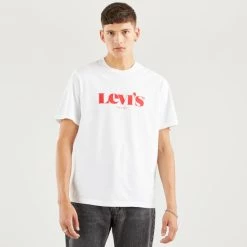 Flash Sale 🎉 Levi's T-Shirts | Μπλούζα κοντό μανίκι Levis Relaxed Fit Ανδρική Μπλούζα NEUTRALS 🌟