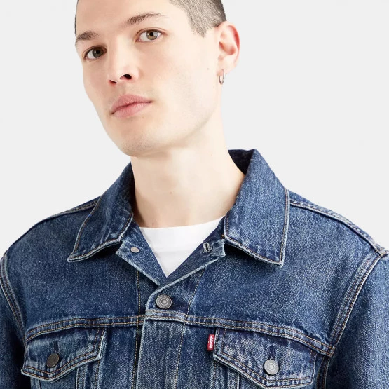 Προϋπολογισμός 🧨 Denim Jackets Levi's The Trucker Ανδρικό Denim Jacket DARK INDIGO - WORN IN 🧨 5 Προϋπολογισμός 🧨 Denim Jackets Levi's The Trucker Ανδρικό Denim Jacket DARK INDIGO - WORN IN 🧨 - Image 3