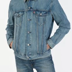Τοπ 10 🔥 Denim Jackets Levi's The Trucker Ανδρικό Denim Jacket LIGHT INDIGO - WORN IN 😍 7 Τοπ 10 🔥 Denim Jackets Levi's The Trucker Ανδρικό Denim Jacket LIGHT INDIGO - WORN IN 😍 -chilly-s Εκπτώσεις levis the trucker jacket killebrew trucker 2