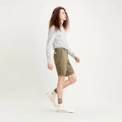 Νέος ❤️ Σορτς | Βερμούδες Levi's XX Ανδρικό Chino Σορτς GREENS 👏 -chilly-s Εκπτώσεις levis xx chino taper short ii bunker 2