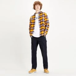 Προϋπολογισμός 🛒 Ανδρικά Cargo & Chinos Παντελόνια & Σορτς Levi's XX Taper Cargo Ανδρικό Παντελόνι BLACKS 🎁 -chilly-s Εκπτώσεις levis xx taper cargo ii jet black ns 4